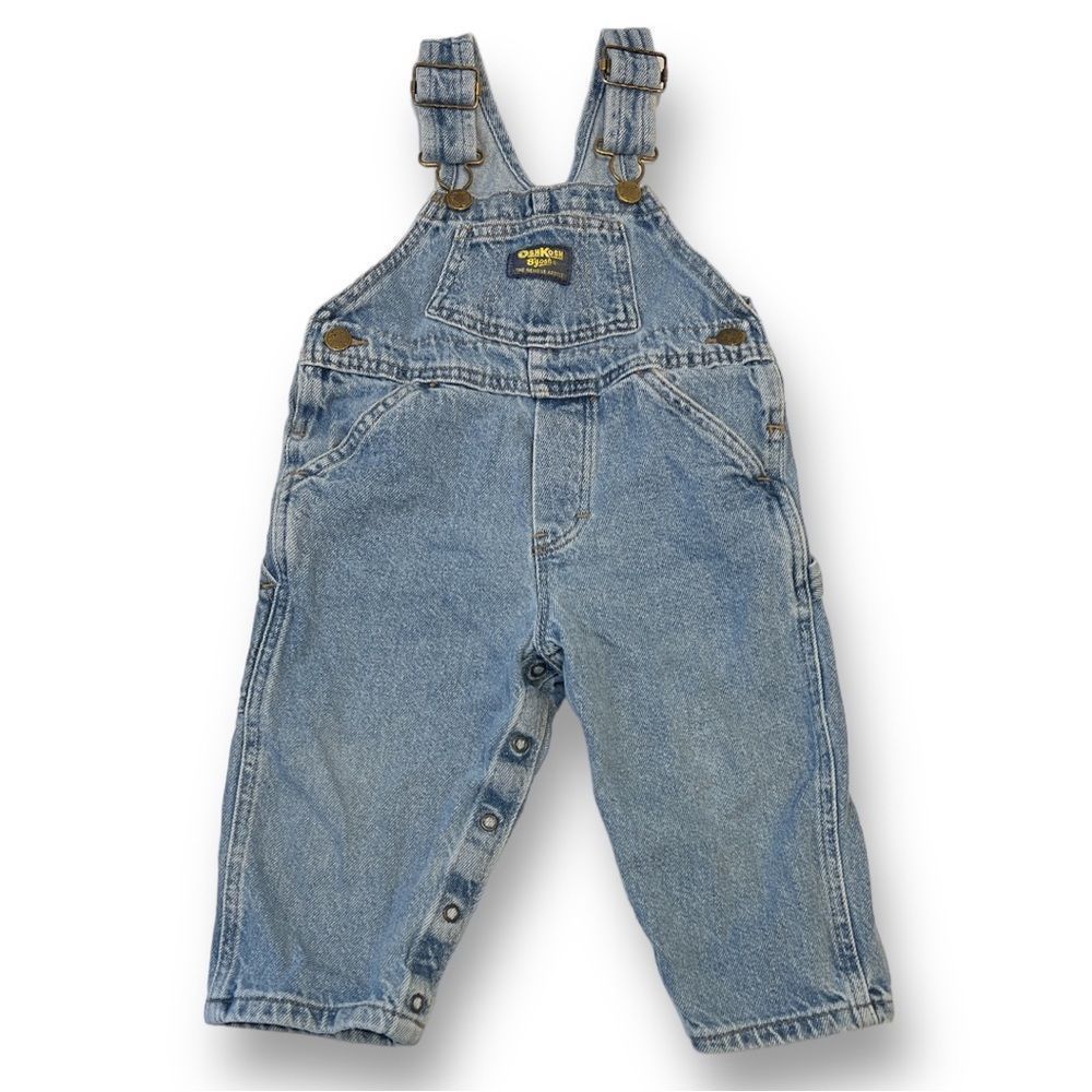 Oshkosh B’Gosh Vintage Denim Overalls Size 2T